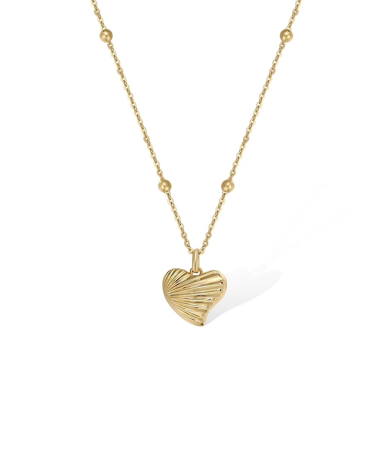 Retro Chic Shell Love Necklace