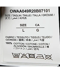 Pre-Owned Off-White Women's Black Princess Print Cotton T-Shirt