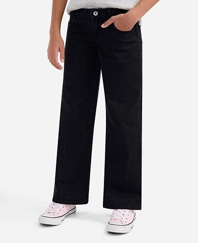 abercrombie kids Girls Sparkle Low-Rise Baggy Jeans