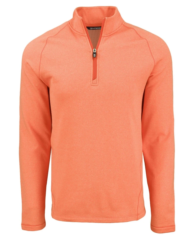 Cutter & Buck Mens Peshastin Fleece Long Sleeve Half Zip Pullover