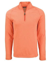 Cutter & Buck Mens Peshastin Fleece Long Sleeve Half Zip Pullover