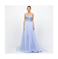 Bariano Women's Adina Tulle Ball Gown