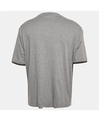Pre-Owned Hermes Men's Grey Jersey Crew Neck T-Shirt