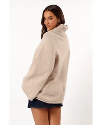 Petal and Pup Women's Bindy Cowlneck Knit Sweater