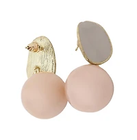 Sohi Multi-Stone/Blue Circular Drop Earrings