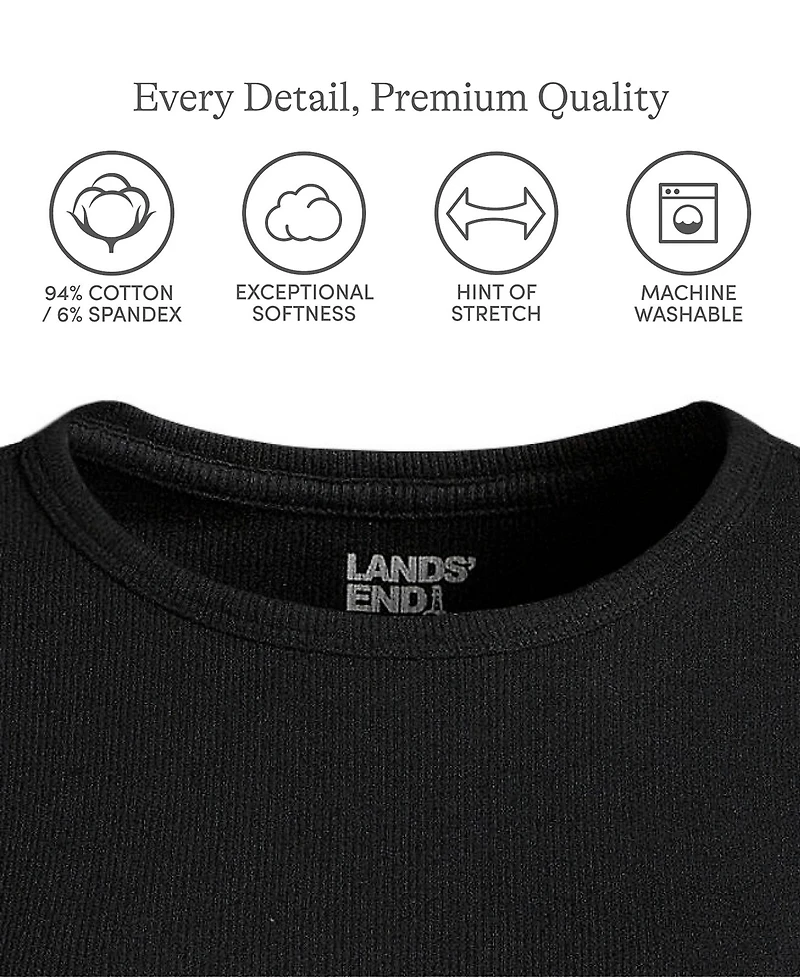 Lands' End Women's Micro Rib T-Shirt