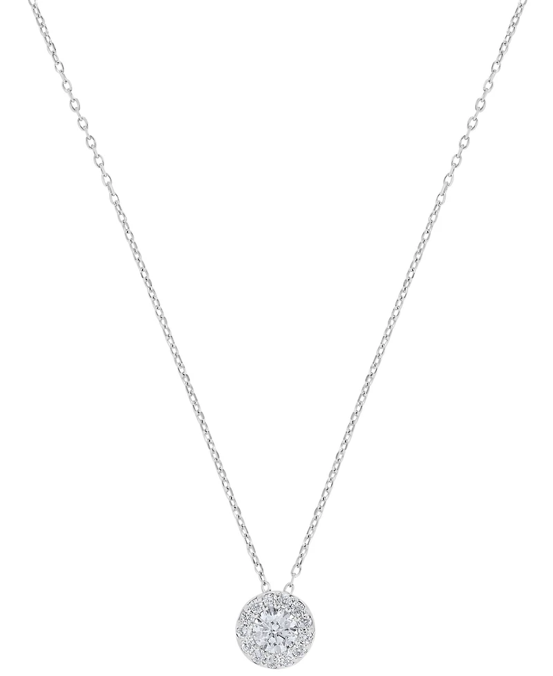 Macy's Diamond Pendant Necklace (1/4 ct. t.w.) in 14k Yellow Gold (also in 14k White Gold)
