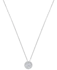 Macy's Diamond Pendant Necklace (1/4 ct. t.w.) in 14k Yellow Gold (also in 14k White Gold)