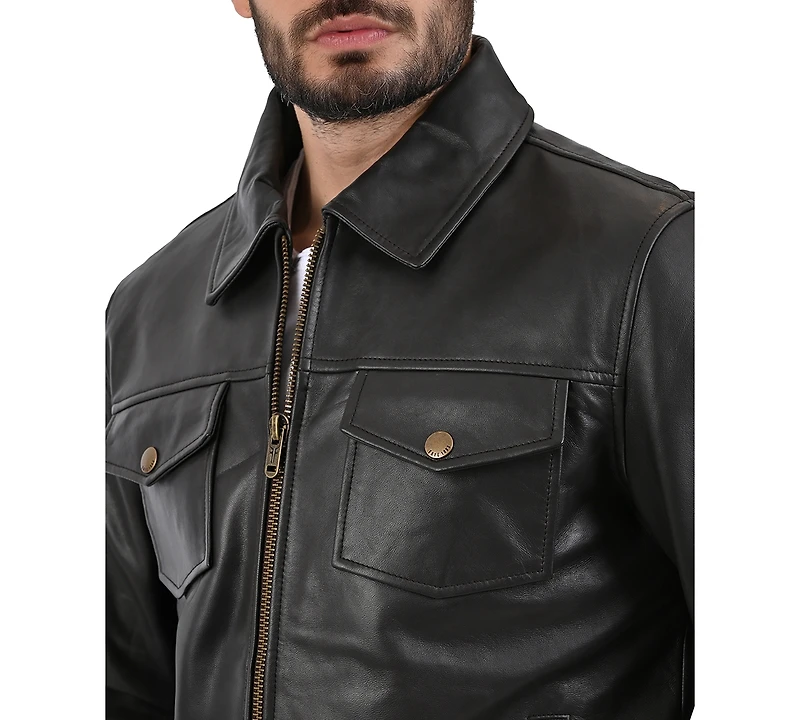 Frye Men's Regular-Fit Collared Neck Jacket