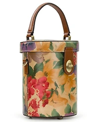 Patricia Nash Candela French Hydrangeas Printed Top Handle Crossbody Bag