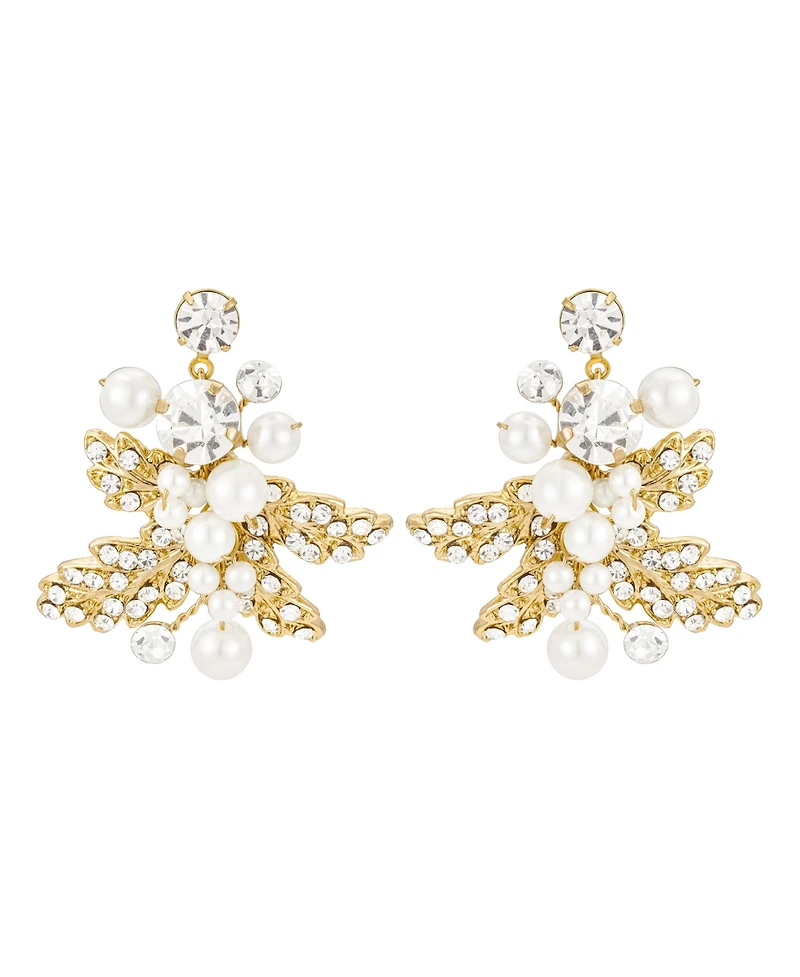 Untamed Petals Gwen Crystal Earrings