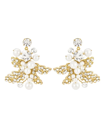 Untamed Petals Gwen Crystal Earrings