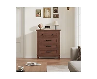 gaomon 34.8" Tall Vertical Drawer Dresser with Large Storage