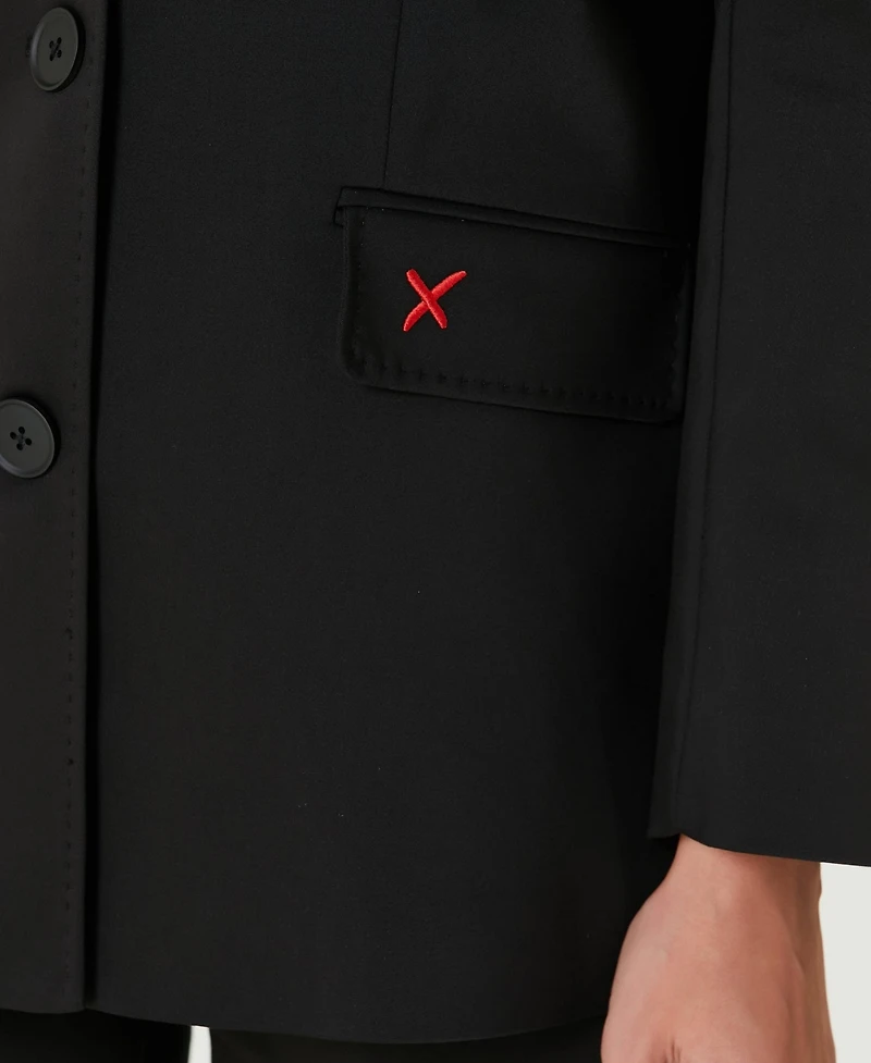 Pcfg Women's Cotton Blend Classic Blazer