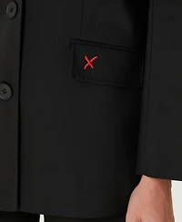 Pcfg Women's Cotton Blend Classic Blazer