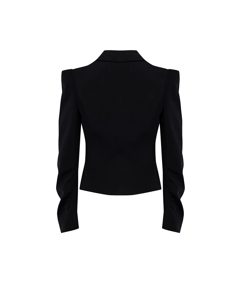 Pcfg Women's Wool-Blend Fitted Blazer