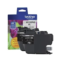 Brother LC30132PKS 400 Page-Yield High-Yield Ink - Black (2/Pack