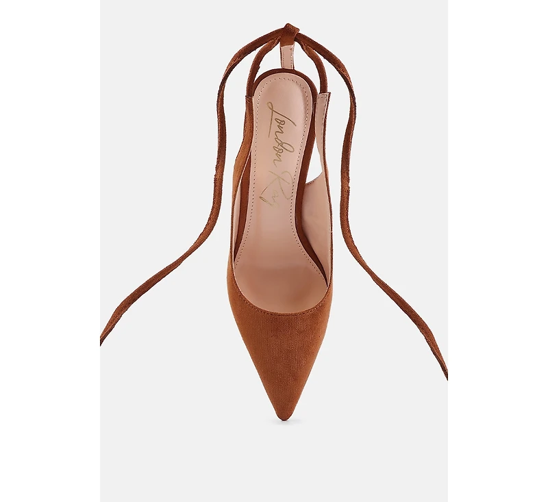 Womens Spiced Night Fantasy Heel Lace-Up Sandals