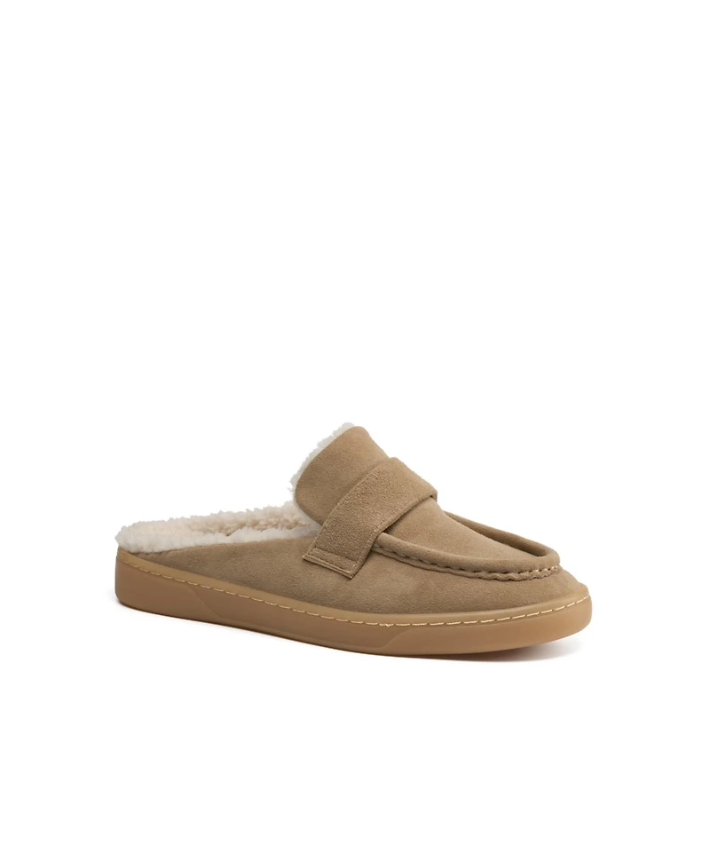 Jslides Women's Hudson Suede Mule Flats