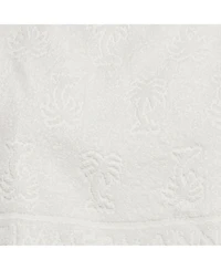 Pre-Owned Zimmermann Women's Palm Tree Terry Cotton Fringed Crop Top