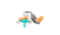 WubbaNub Baby Grey Penguin Pacifier
