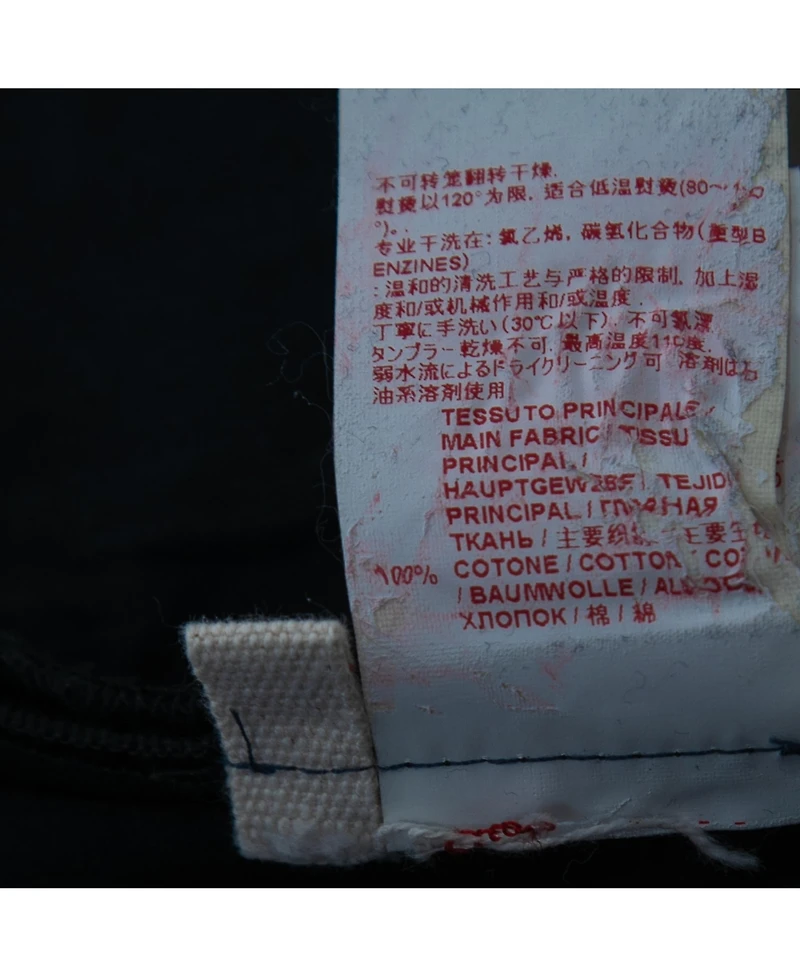 Pre-Owned Marni Women's Navy Blue Cotton Straight-Leg Trousers