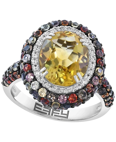 Effy Collection Multi Gemstone Ring (6-1/5 ct. t.w.) in Sterling Silver