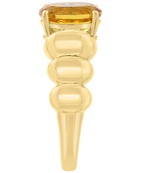 Effy Collection Citrine Ring (1-1/2 ct. t.w.) in 14k Yellow Gold Over Silver