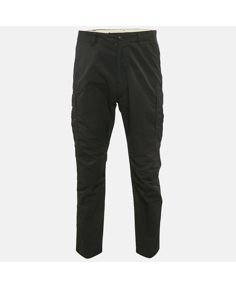Pre-Owned Tom Ford Men's Black Cotton Blend Cargo Pants