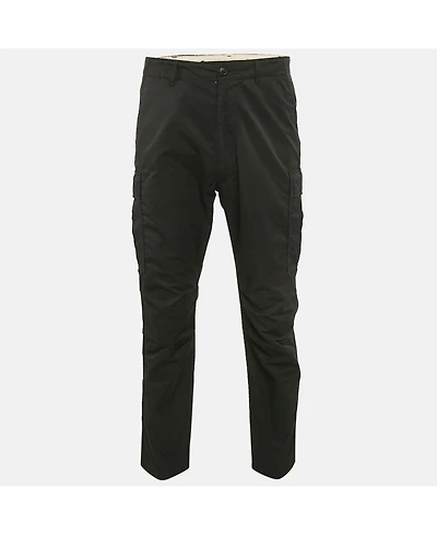 Pre-Owned Tom Ford Men's Black Cotton Blend Cargo Pants