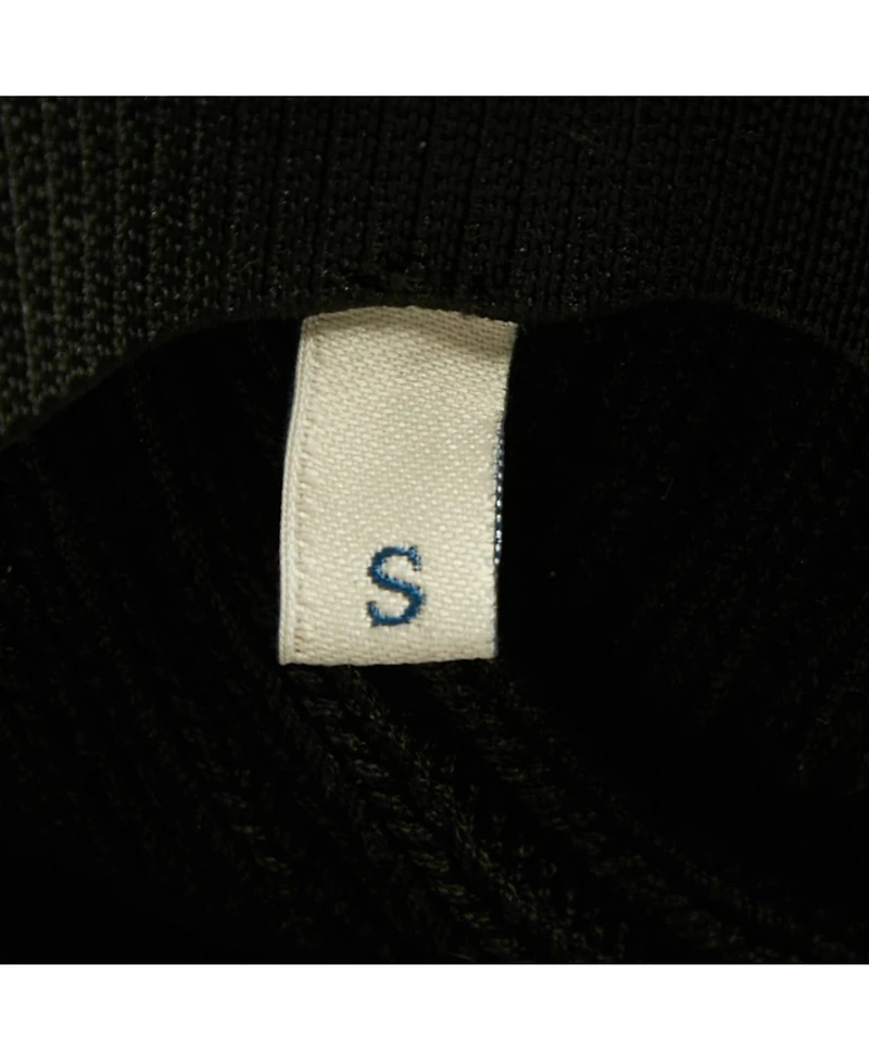 Pre-Owned Moncler Women's Black Knit Gonna Tricot Midi Skirt