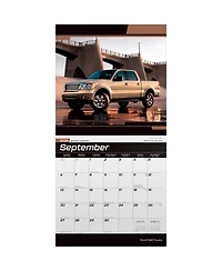 BrownTrout Ford F150 Trucks Official | 2026 12 x 24 Inch (Hanging) Monthly Square Wall Calendar | Plastic-Free