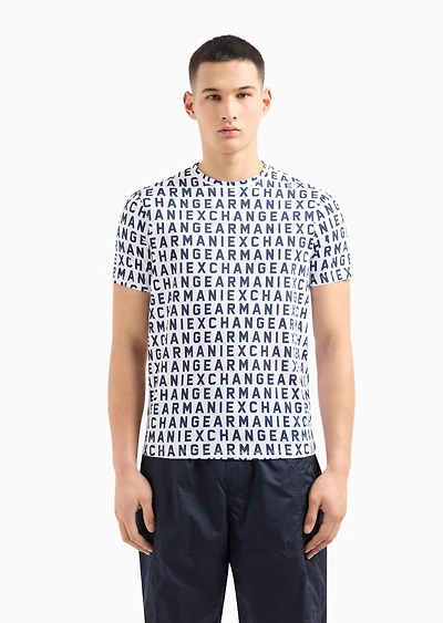 A|X Armani Exchange Men's Regular-Fit Logo Graphic T-Shirt