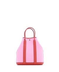 Pre-Owned Hermes 28 Garden File Tote Toile and Leather