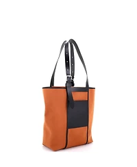 Pre-Owned HERMES 27 Etriviere Pocket Tote Toile and Leather