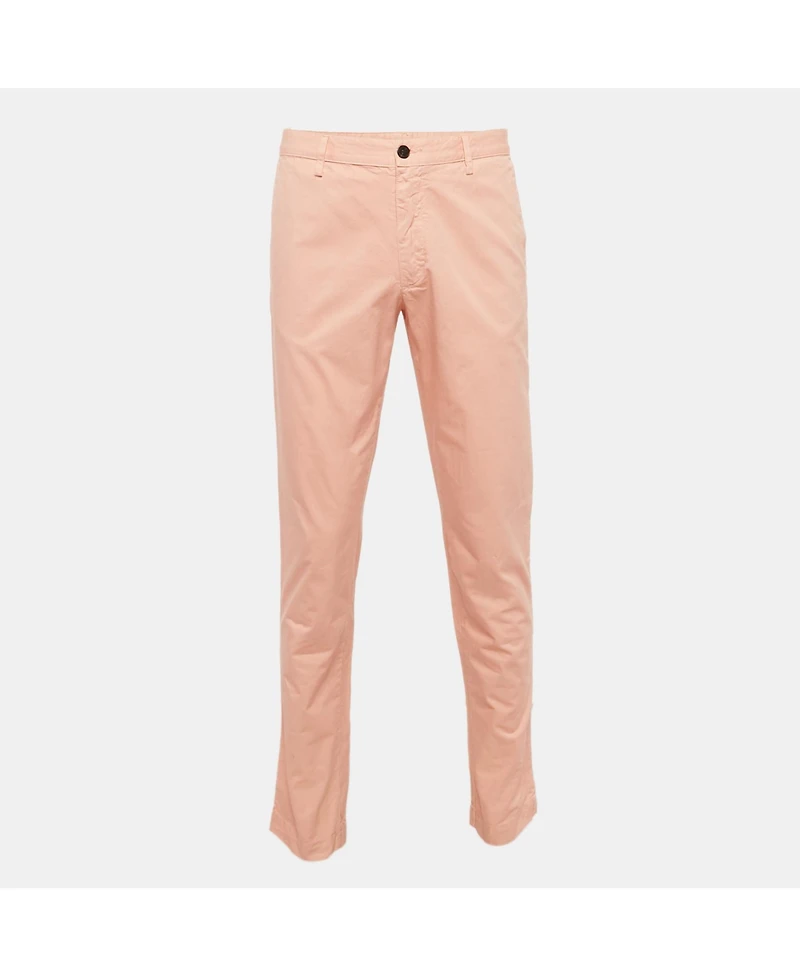 Pre-Owned Zadig & Voltaire Men's Pink Cotton Patrick Chino Pants