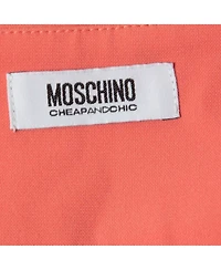 Pre-Owned Moschino Women's Pink Crepe Pleated Mini Skirt