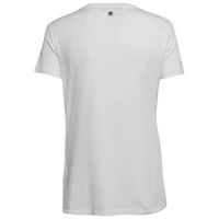 Pre-Owned Roberto Cavalli Women's White Crystal Embellished Knit Top