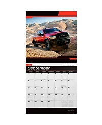 BrownTrout Foil Stamped Plastic-Free Monthly Wall Calendar, 12 x 24 Inch, Ram Trucks Official 2026