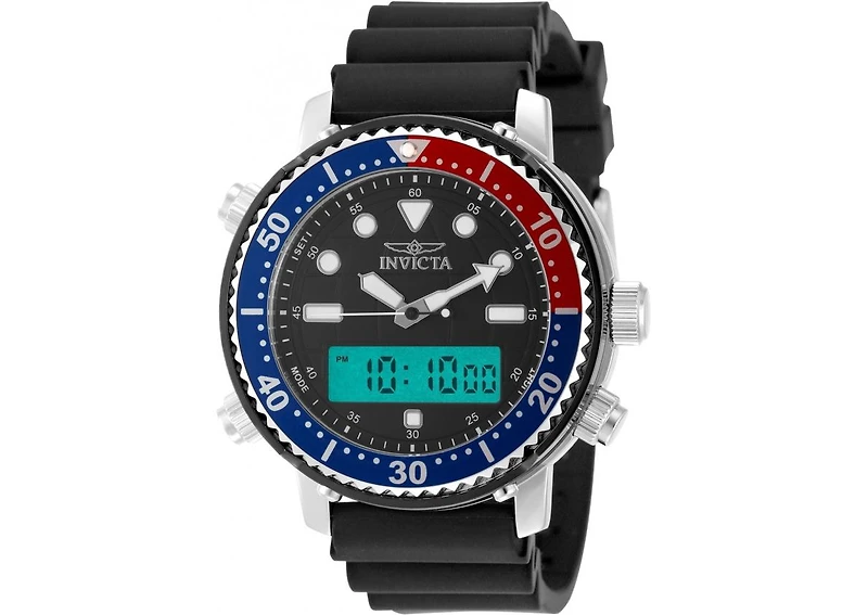 Invicta Men's Pro Diver Digital, Quartz Electronic