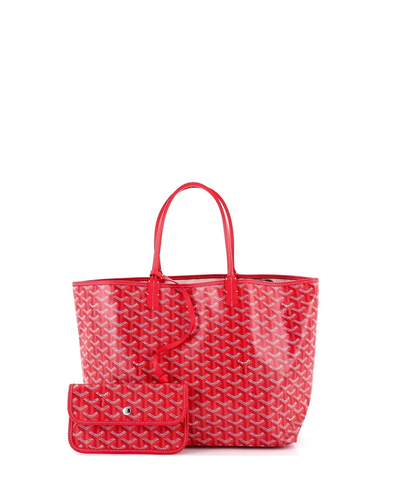 Pre-Owned Goyard Pm Saint Louis Reversible Tote Coated Canvas and Printed Canvas
