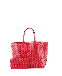 Pre-Owned Goyard Pm Saint Louis Reversible Tote Coated Canvas and Printed Canvas