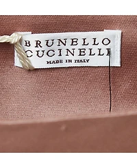 Pre-Owned Brunello Cucinelli Women's Pink Satin Asymmetric Midi Skirt