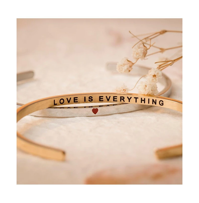 Mantra Gold Love Is Everything Bracelet