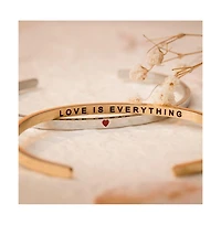 Mantra Gold Love Is Everything Bracelet
