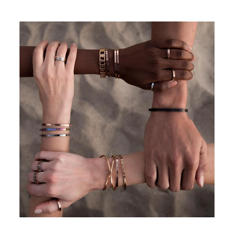 Mantra Empowerment & Mindfulness Open Cuff Bracelet