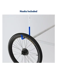 Fleximounts Ohk Frame-Only Ohk Series Ceiling Mounted Overhead Garage Storage Rack, White — 48" X 96"