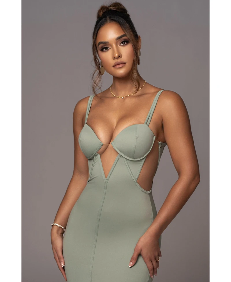 Jluxlabel Women's Enchantment Bustier Maxi Dress