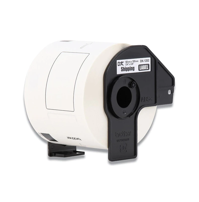 Brother DK120224PK 2.4 in. x 3.9 in. Die-Cut Shipping Labels - White (24/Pack