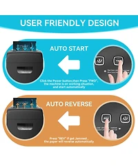 Mondawe 18-Sheet P-4 Heavy Duty Paper Shredder with 5.28 Gallon Pullout Bin, Ultra Quiet